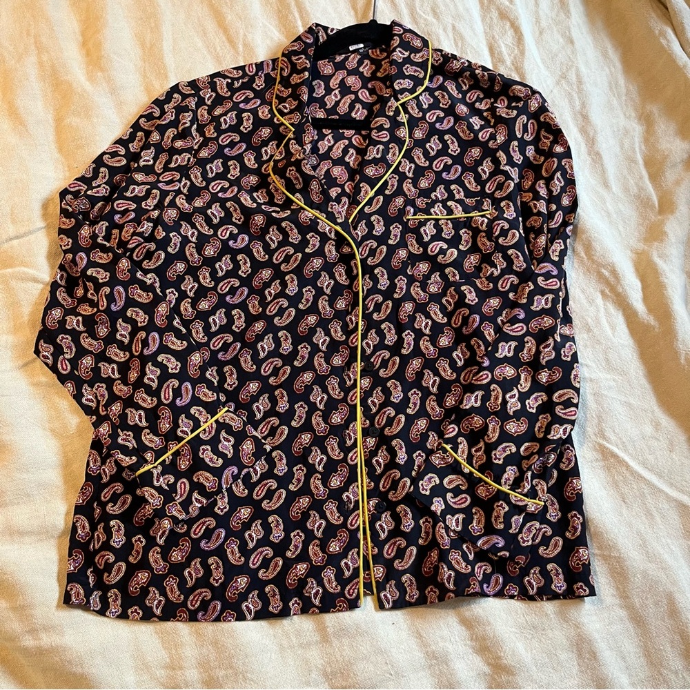 Diane Von Furstenberg Kate Silk Shirt Hasley Top